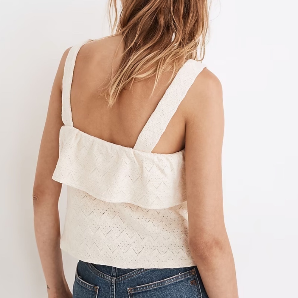 Madewell Ruffled Tank Top - Picture 2 of 4